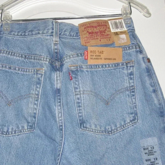 NWT LEVI’S 550 Red Tab Relaxed Fit Tapered Leg Jea - Picture 4 of 7